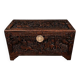 Large Camphor Wood Carved Chest, China – Mid 20th Century