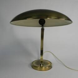 Lampe de bureau Bauhaus en laiton, modèle 6751 par Christian Dell pour Kaiser Leuchten