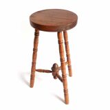 Wooden tripod stool