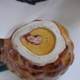 Pineapple-shaped punch set in Vallauris ceramic.
