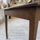 Table de ferme chêne pieds fuseaux 1950