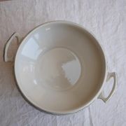 Soup bowl Saint Amand, green pattern - model 4025