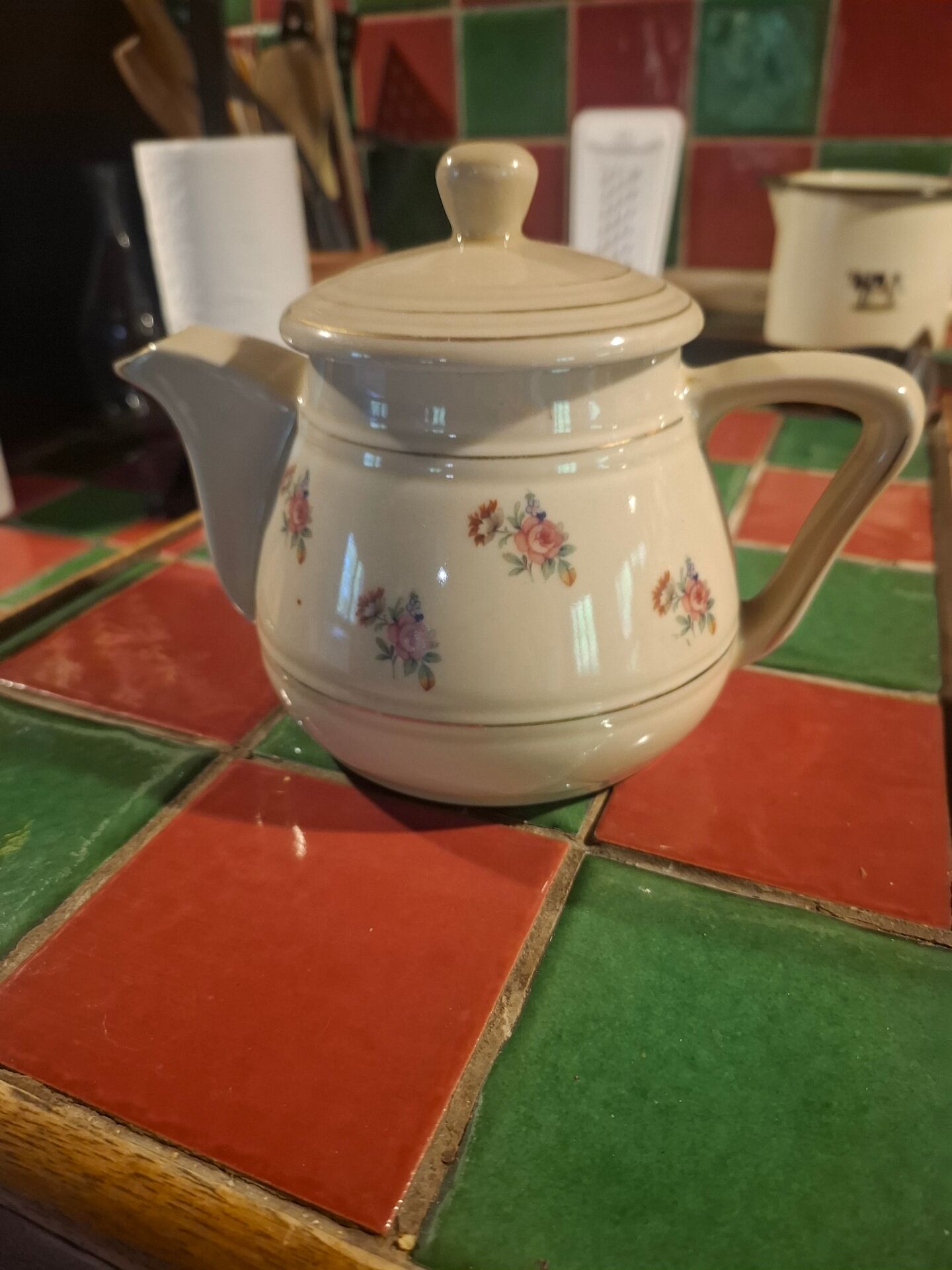 Earthenware teapot