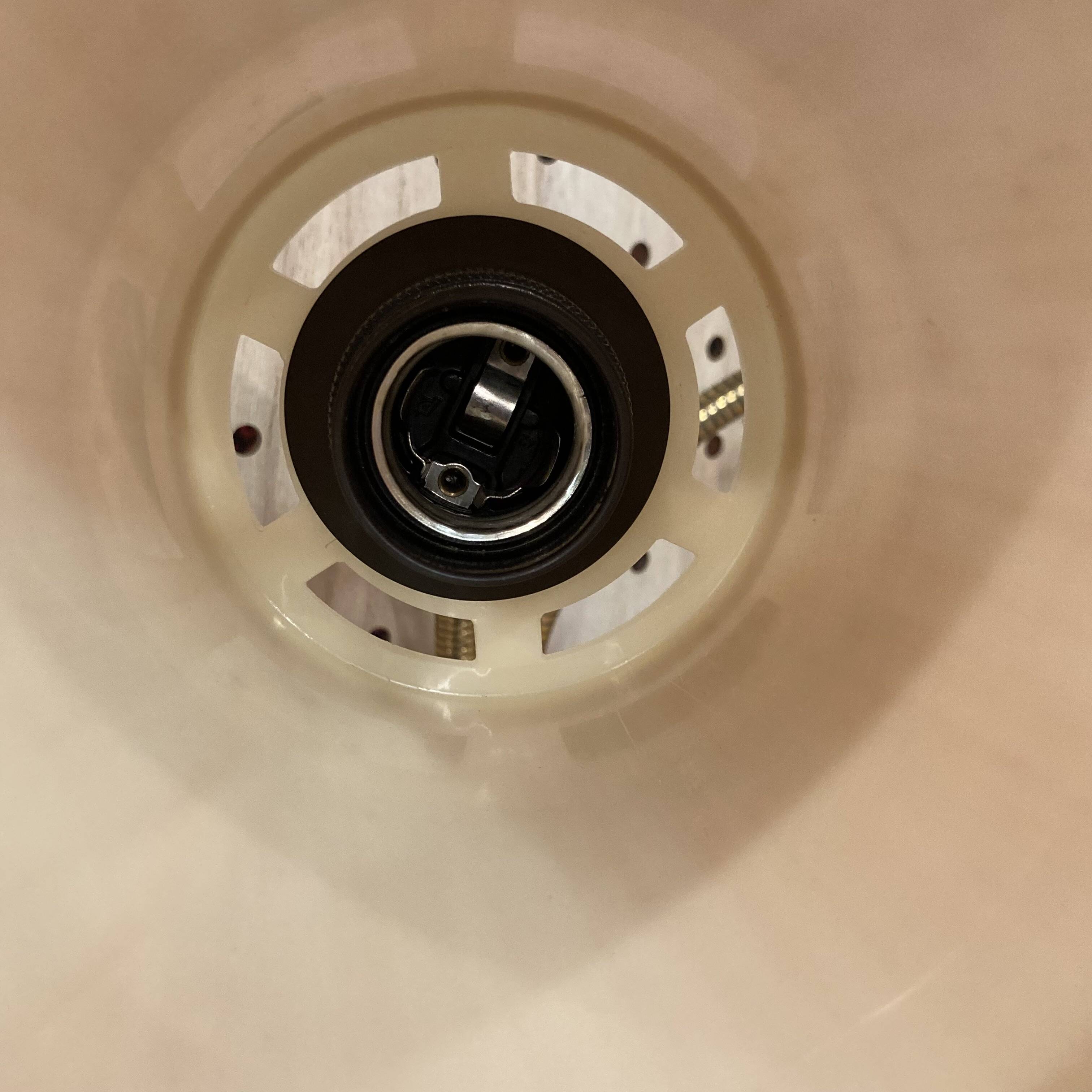 LARGE DOUBLE WALL LIGHT "1950 DESIGN".