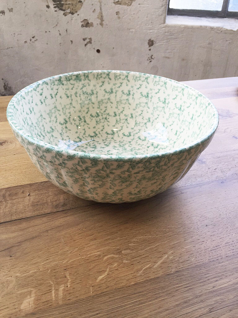 Green speckled flat XL