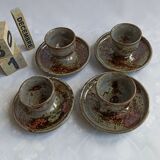Sandstone shells signed Chantal - Thierry Robert vintage pottery