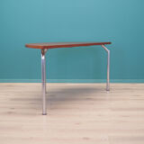 Table demi-ronde en teck, design danois, années 1970, fabricant: Bent Krogh