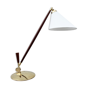 Lampe de table en teck