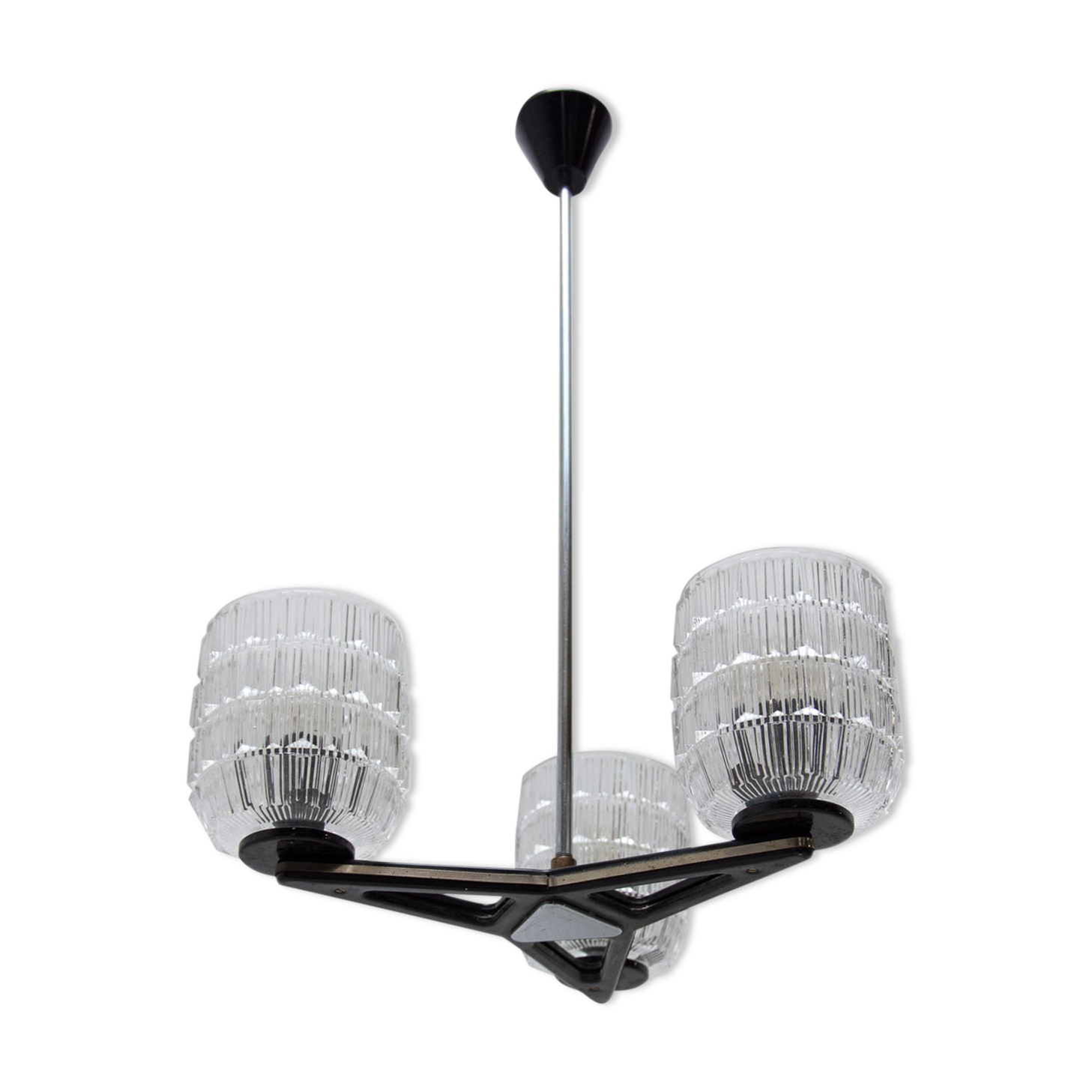 Eastern bloc brutalist pendant lamp by Lidokov, 1970´s