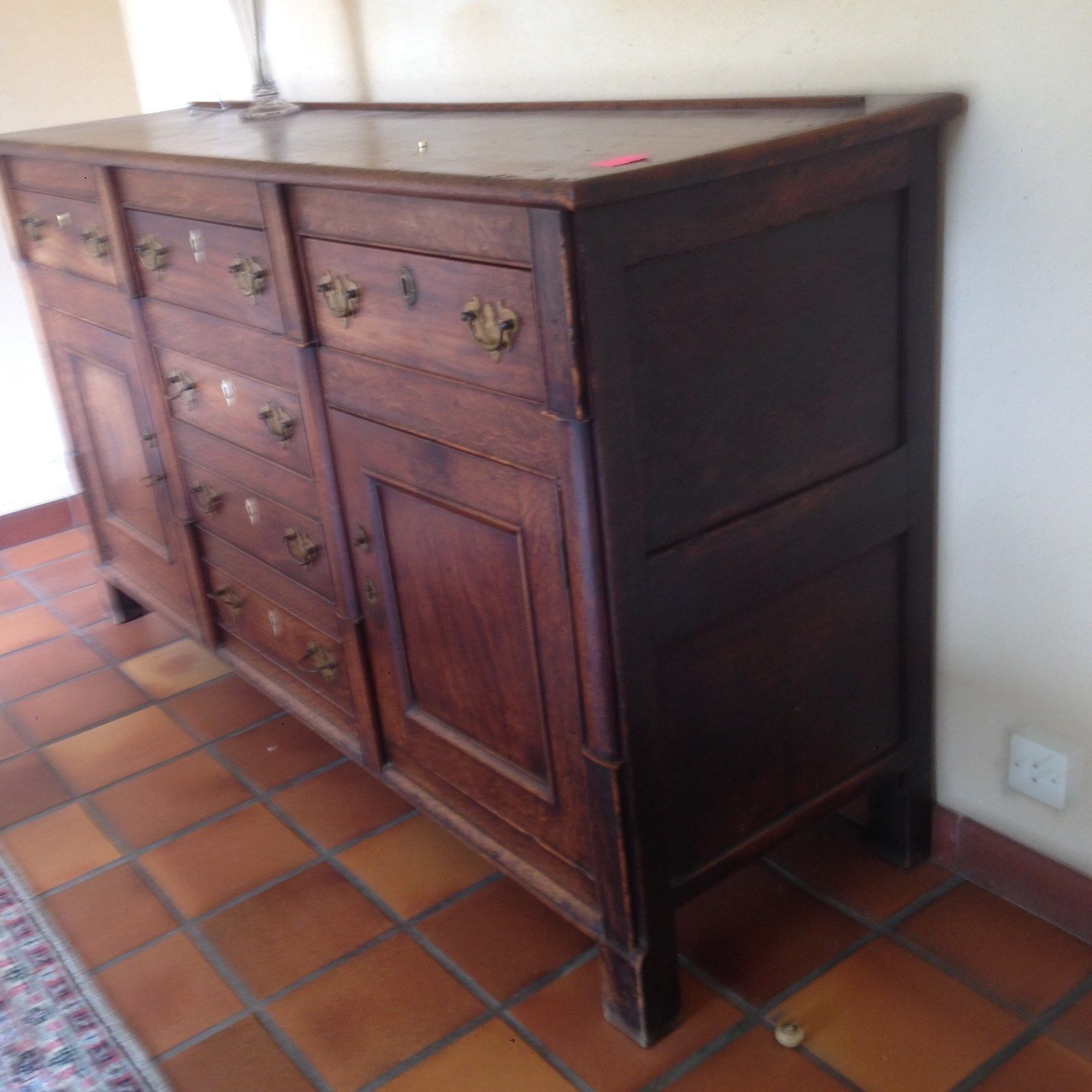 Buffet of the XIXth century mahogany and oak
