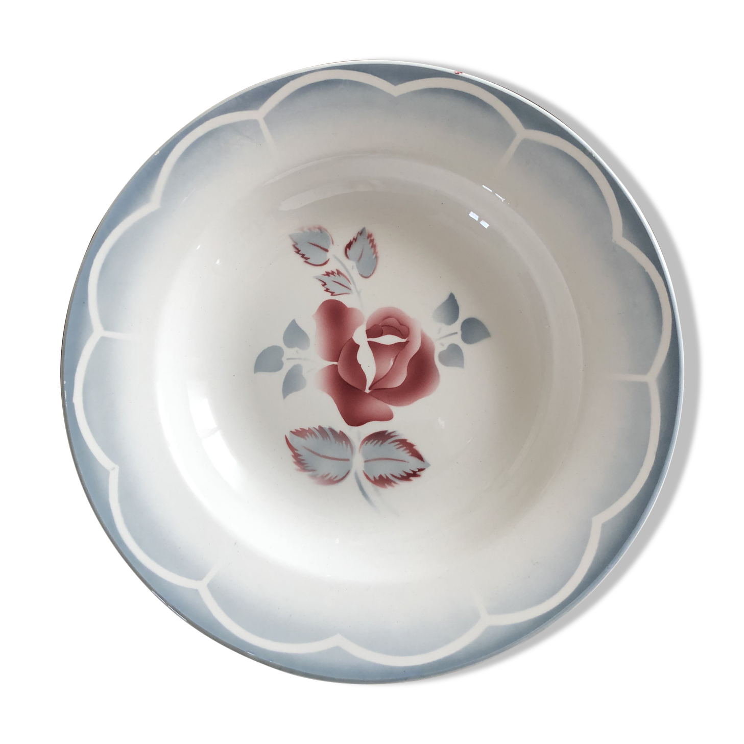 Magali model Digoin hollow plates, set of 6