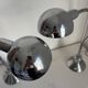 Paire lampes vintage 1940 de bureau jumo 210 chromée design - 50 cm