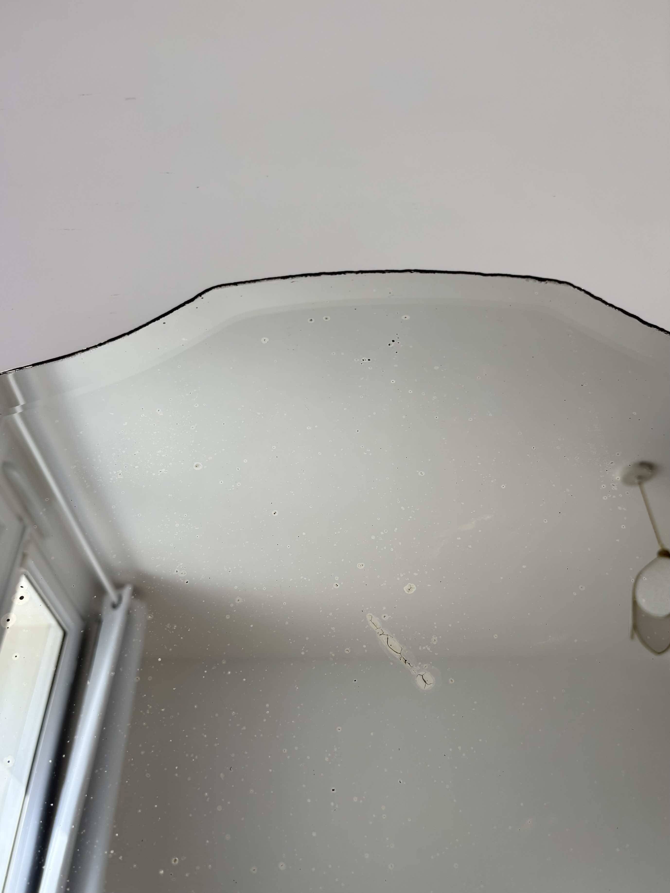 Large bevelled mirror