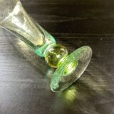 Vase ancien en verre épais