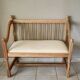 Banc 2 places Campagne Chic