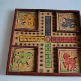 Old game board of small horses