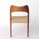 1 of 8 Arne Hovmand-Olsen Chair for Mogens Kold, Danish Teak & Danish Cord