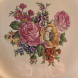Pie dish with rose pattern, Dubary