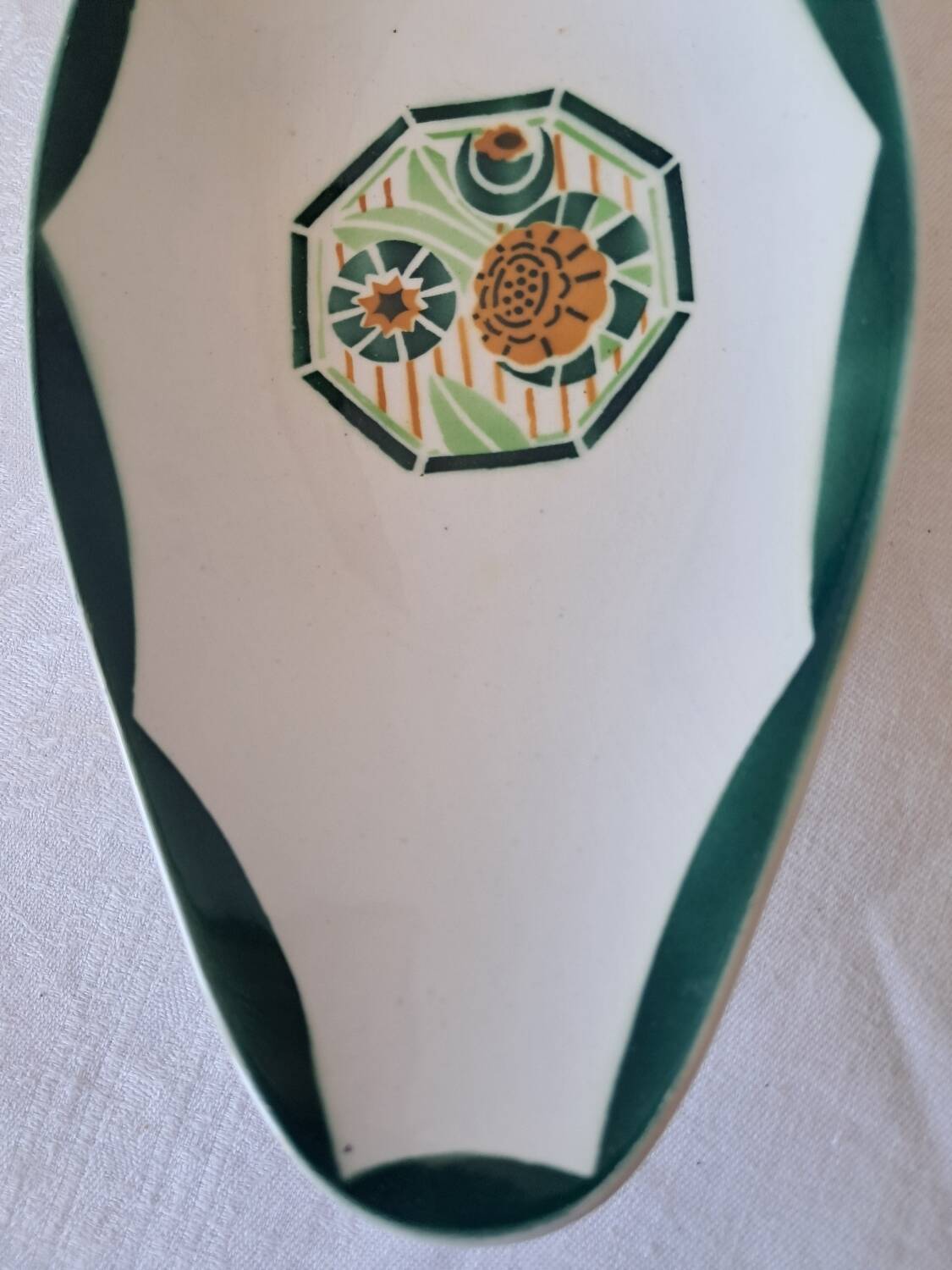 Digoin Sarreguemines Oxford model ironstone dish