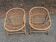 Paire de fauteuils en rotin  1960