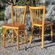 Pair of Baumann chairs n°53 from the 60s