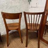4 vintage bistro chairs