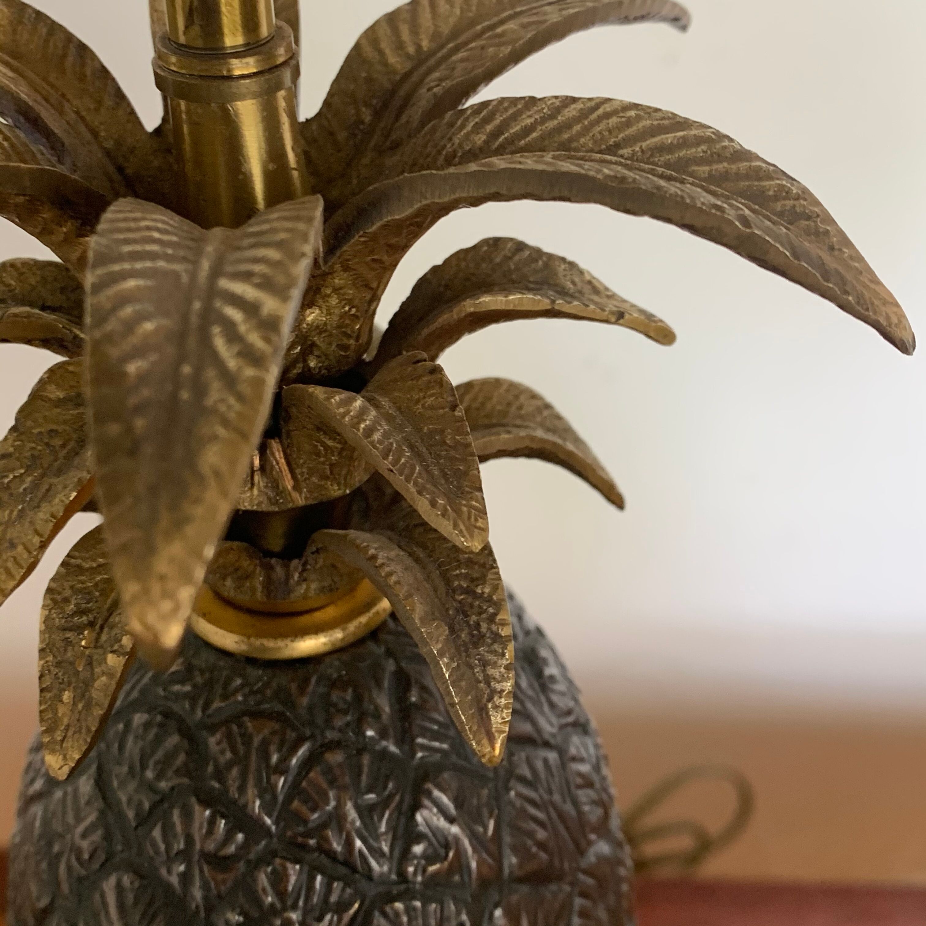 Pineapple lamp in bronze style Maison Charles