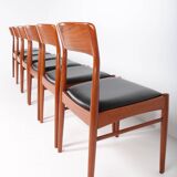 Set of 6 Model 26 chairs by Henning Kjaernulf - KS Korup Stolefabrik
