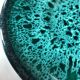 Turquoise Vallauris Braided Ceramic Cup and Saucer by Marius Giuge