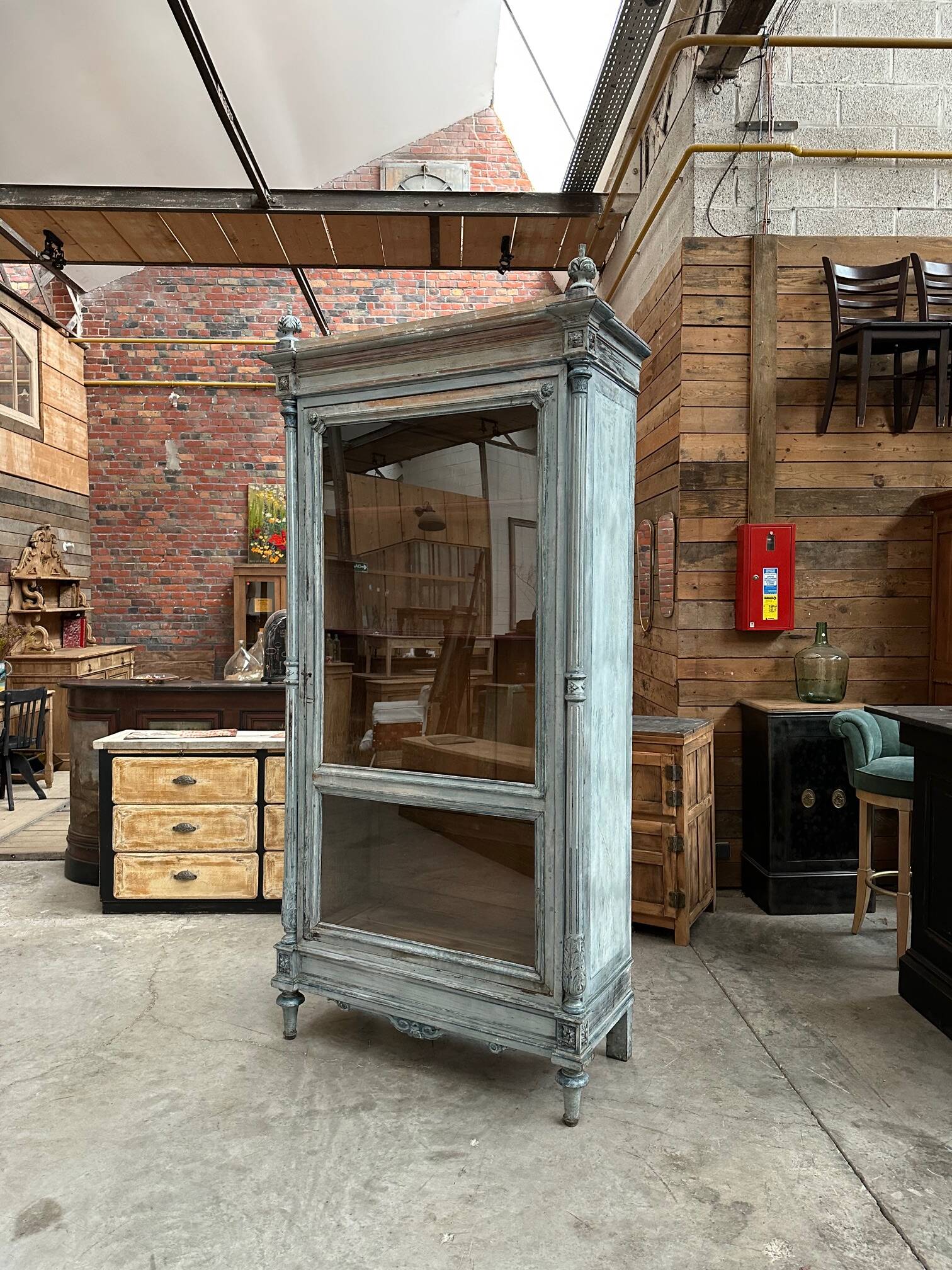 Vitrine patinée Fin XIXème