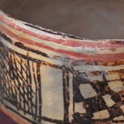 Old african culture berbere - Kabyle Clay Pottery Vessel early XX century
