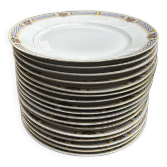 Antique flat plate – Earthenware Paris Rue du Faubourg Saint-Antoine – Sty
