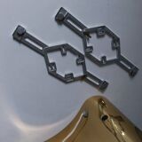 “Foglio Oro” wall lamp by Tobia Scarpa, Flos