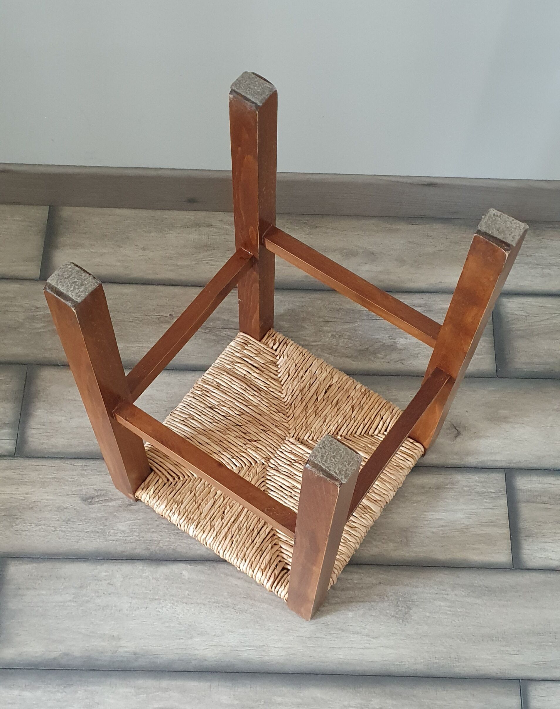 Stuffed stool and chair