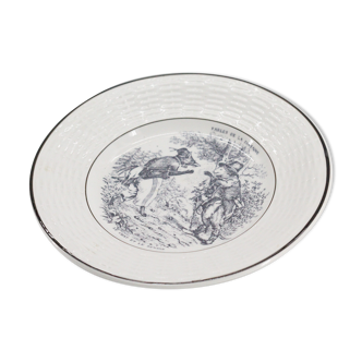 Old plate digoin Sarreguemines