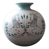 Very original round vase in Italian ceramic