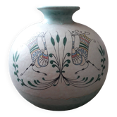 Vase rond très original en céramique italienne