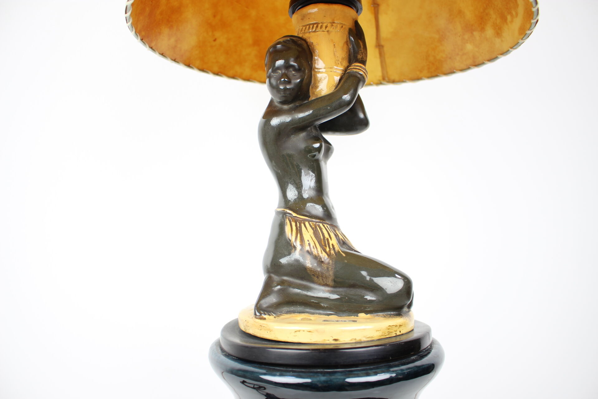 Art Deco lamp with loudspeaker, Stilton, 1930s, Czechoslovakia