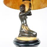 Art Deco lamp with loudspeaker, Stilton, 1930s, Czechoslovakia