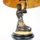 Art Deco lamp with loudspeaker, Stilton, 1930s, Czechoslovakia