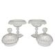 Pair of candy boxes, Cristal Val de Saint Lambert