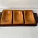Solid wood aperitif/cocktail tray by Max Meder