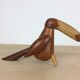 Moulin à poivre toucan par Tonn P. en teck, scandinave