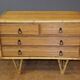 Bamboo design chest of drawers circa 1950