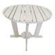 Vintage garden folding table in wood by Triconfort Model Riviera, 1970s
