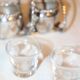 Silver-plated metal salt and pepper shakers