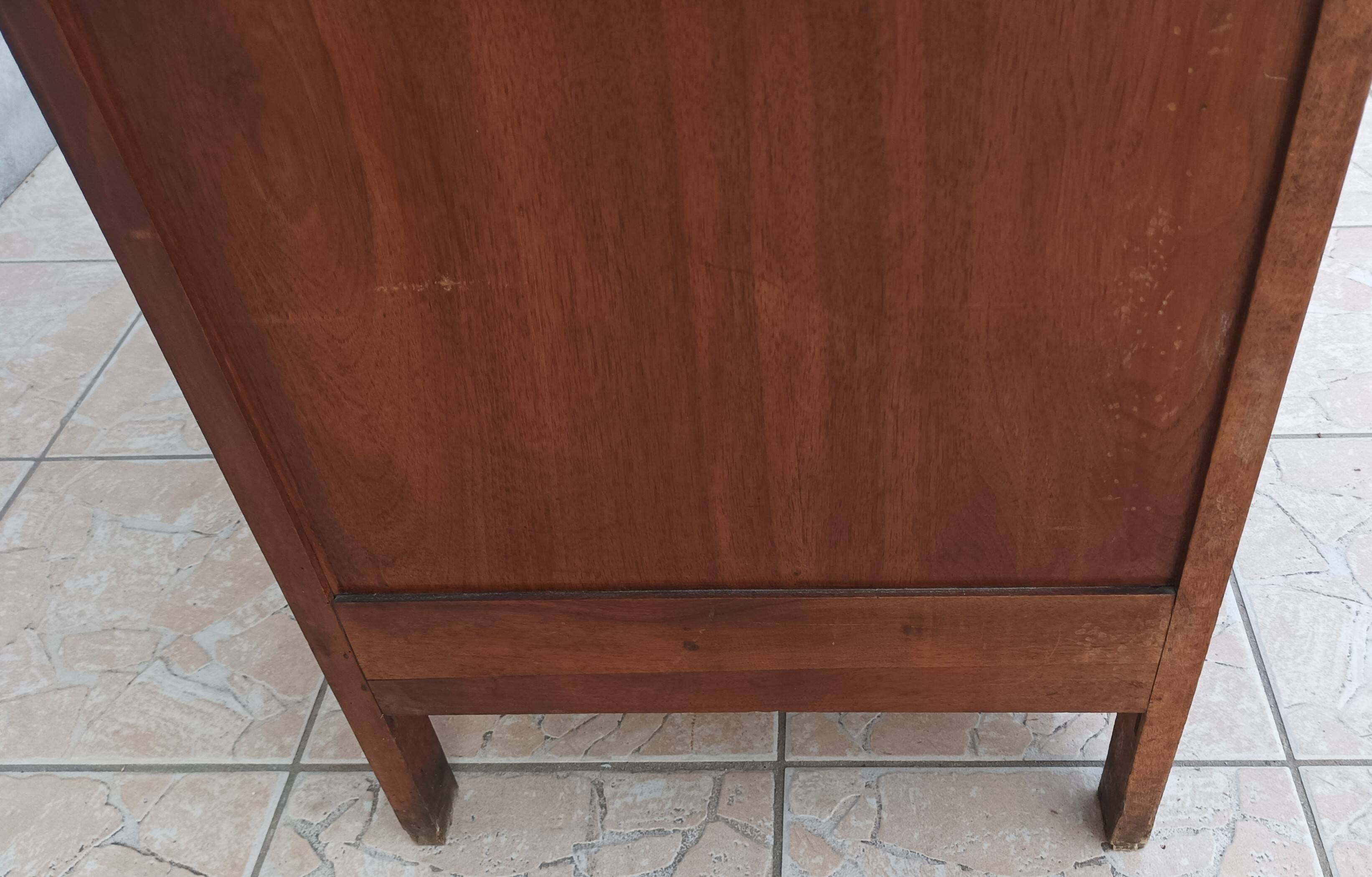 Art Deco walnut commode