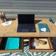 Oak solid wood desk