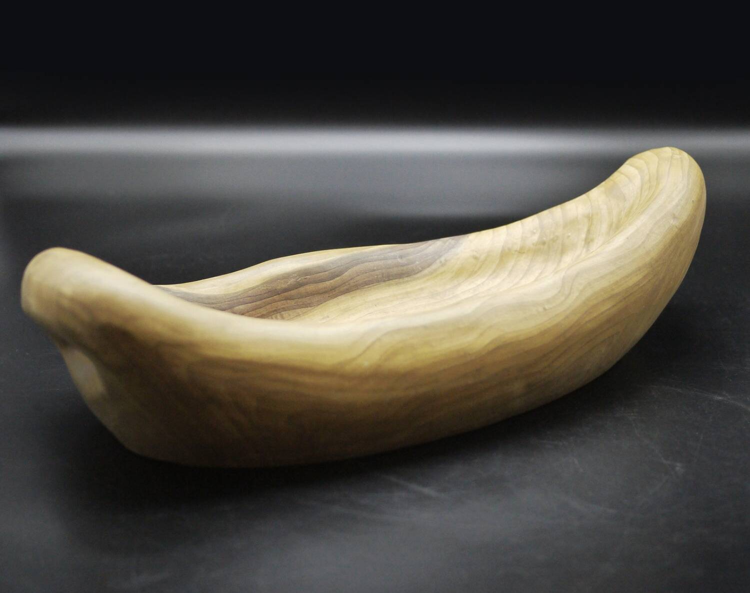 Faux Wood Platter by Grandjean Jourdan Vallauris