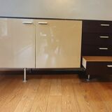 Cinna sideboard in lacquer and brown wood